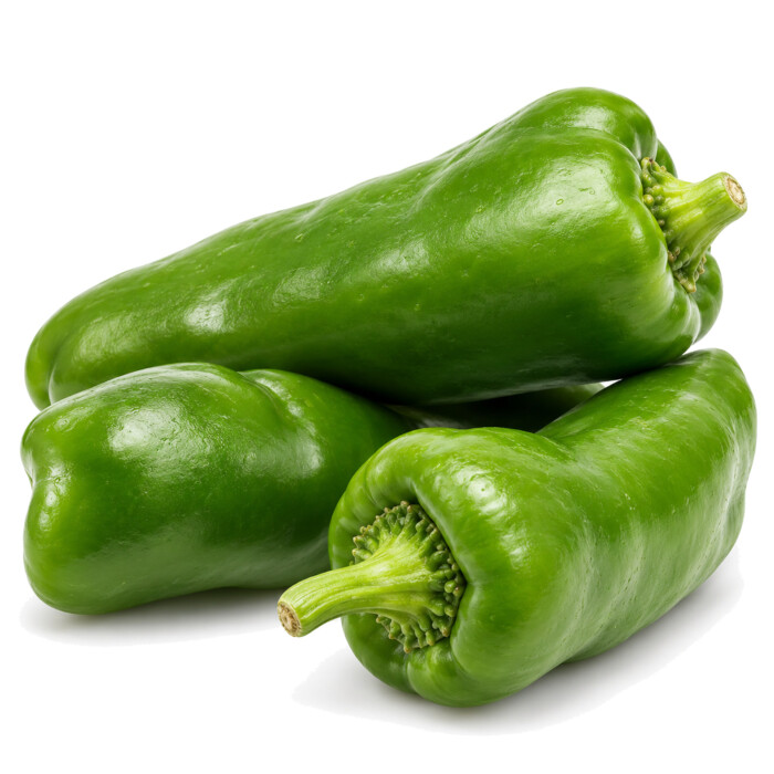 Pimiento verde dado